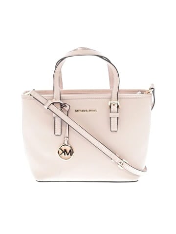 MICHAEL Michael Kors Leather Satchel (view 1)