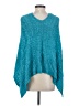 Chico's Teal Poncho Size Sm - Med - photo 2