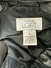 Ann Taylor LOFT 100% Leather Black Leather Jacket Size S - photo 6