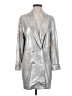 Zara Basic Metallic Silver Blazer Size S - photo 1
