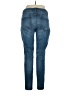 White House Black Market Solid Blue Jeans Size 14 - photo 2