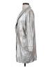 Zara Basic Metallic Silver Blazer Size S - photo 5