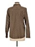 Chico's 100% Cotton Stripes Brown Long Sleeve Blouse Size M - photo 2