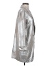 Zara Basic Metallic Silver Blazer Size S - photo 4
