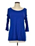 Unbranded Blue 3/4 Sleeve Top Size L - photo 1