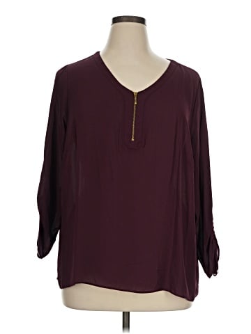 Worthington 3/4 Sleeve Blouse (view 1)