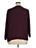 Worthington 100% Polyester Burgundy 3/4 Sleeve Blouse Size 1X - photo 2