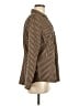 Chico's 100% Cotton Stripes Brown Long Sleeve Blouse Size M - photo 4