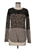 Maurices Animal Print Brown Pullover Sweater Size M - photo 1