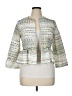 Zara Basic Print White Ivory Blazer Size XL - photo 1