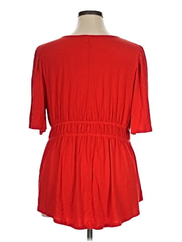 Universal Standard Short Sleeve Blouse (view 2)