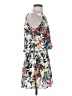 Parker 100% Polyester Print White Casual Dress Size XS - photo 4
