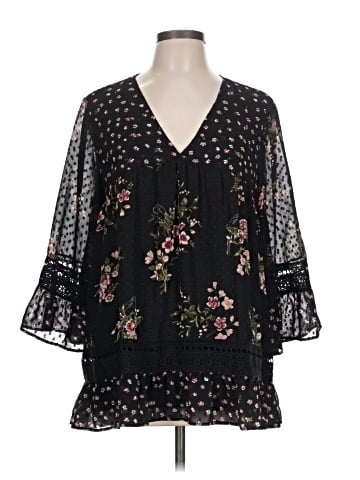 Maeve 3/4 Sleeve Blouse (view 1)