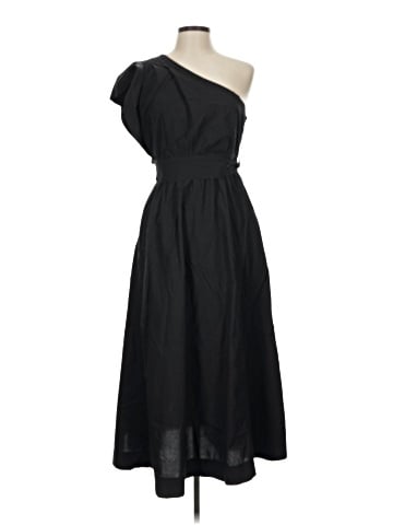 Madewell Ruffled One-Shoulder Midi Dress (view 1)