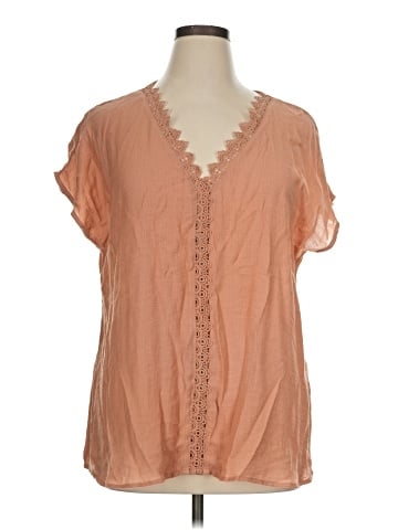 Perch by Blu Pepper Short Sleeve Blouse (view 1)