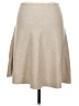 Sioni Solid Tan Casual Skirt Size M - photo 2