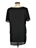 Ann Taylor 100% Polyester Black Short Sleeve Blouse Size L - photo 2
