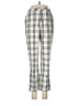 Spring Plaid Ivory Casual Pants Size M - photo 1