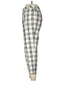 Spring Plaid Ivory Casual Pants Size M - photo 5