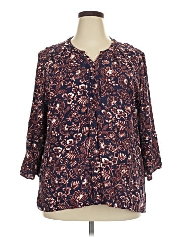 Gloria Vanderbilt 3/4 Sleeve Blouse (view 1)