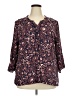 Gloria Vanderbilt Paisley Brown 3/4 Sleeve Blouse Size XXL - photo 1