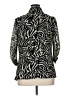 Alberto Makali 100% Polyester Animal Print Black Blazer Size XL - photo 2