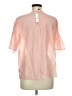 J.Crew Pink Short Sleeve Blouse Size M - photo 2