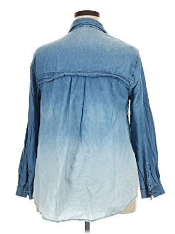 Lane Bryant 3/4 Sleeve Button-Down Shirt (view 2)