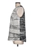 DKNY 100% Polyester Silver Sleeveless Blouse Size L - photo 5