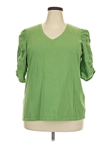 Chico's 3/4 Sleeve T-Shirt (view 1)