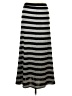 A. Byer Chevron-herringbone Silver Casual Skirt Size L - photo 2