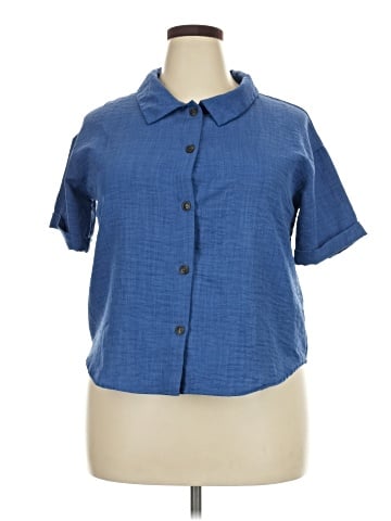 Earth Music & Ecology Short Sleeve Blouse (view 1)