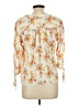Rose & Thyme 100% Rayon Floral Orange 3/4 Sleeve Blouse Size L - photo 2