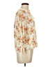 Rose & Thyme 100% Rayon Floral Orange 3/4 Sleeve Blouse Size L - photo 4