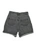 Shein Chevron-herringbone Gray Denim Shorts Size S - photo 2
