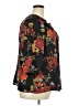 Sara Michelle 100% Polyester Floral Black 3/4 Sleeve Blouse Size 2X - photo 4