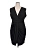 Venus Solid Black Cocktail Dress Size XL - photo 1