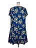 Fred David Blue Short Sleeve Blouse Size 2X - photo 2
