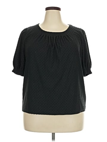J.Crew Factory Store Short Sleeve Blouse (view 1)