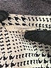 41Hawthorn 100% Polyester Tweed Ivory Long Sleeve Blouse Size M - photo 7
