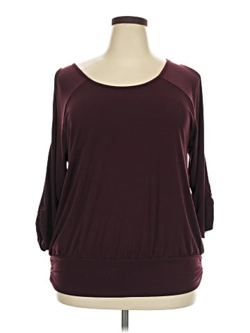 Lane Bryant 3/4 Sleeve T-Shirt (view 1)
