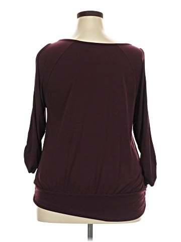 Lane Bryant 3/4 Sleeve T-Shirt (view 2)