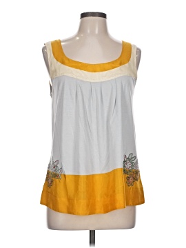 Johnny Was Sleeveless Silk Top