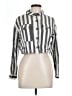 Love Tree Stripes Gray Long Sleeve Button-Down Shirt Size L - photo 1