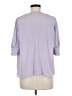 Maison d' Amelie 100% Polyester Purple 3/4 Sleeve Top Size M - photo 2