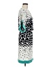 Studio One Polka Dots Teal Cocktail Dress Size M - photo 4