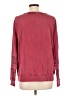 Lucky Lotus 100% Cotton Burgundy Pullover Sweater Size L - photo 2