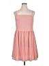 GOODTHREADS 100% Polyester Solid Pink Casual Dress Size XL - photo 1