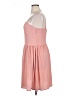 GOODTHREADS 100% Polyester Solid Pink Casual Dress Size XL - photo 5