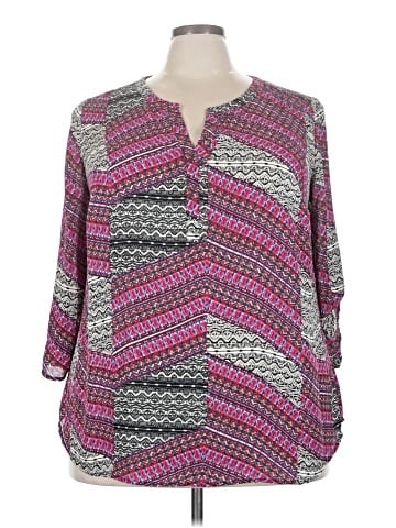 Gibson Latimer 3/4 Sleeve Blouse (view 1)